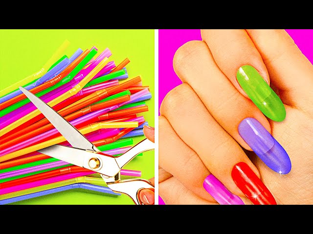 NAIL ART IDEAS AND MANICURE HACKS YOU SHOULD TRY! - YouTube