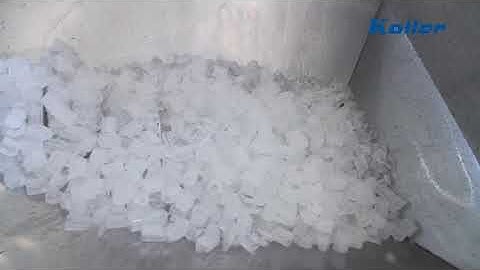 Koller Tube Ice Machine with Semi-automatic Packing System