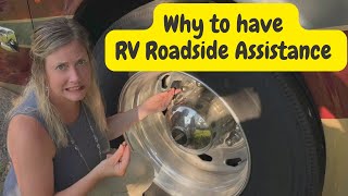 RV Roadside Assistance & Escapees RV Club- WE GOT A FLAT TIRE!