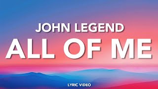 John Legend - All of Me - Lyric Video (Sped Up) Resimi
