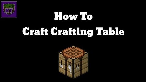 How To Craft A Crafting Table In RealmCraft | By CandyBlueGaming