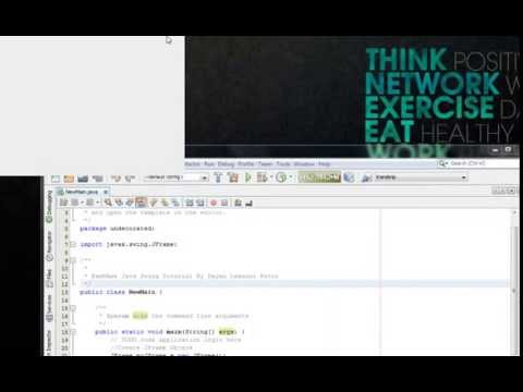 How to Set Jframe undecorated in java swing programing for beginners
