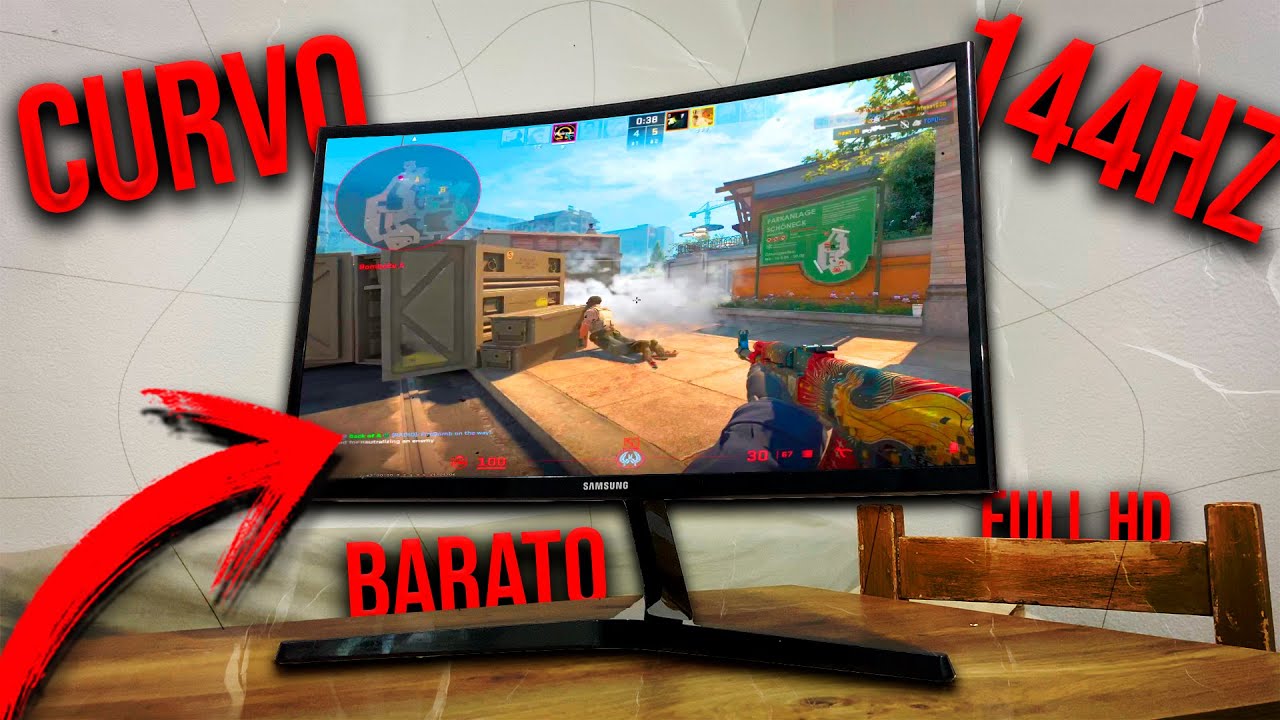 Compre el monitor 144hz MAS ECONOMICO DE TODOS😱 Samsung 24RG50 YouTube
