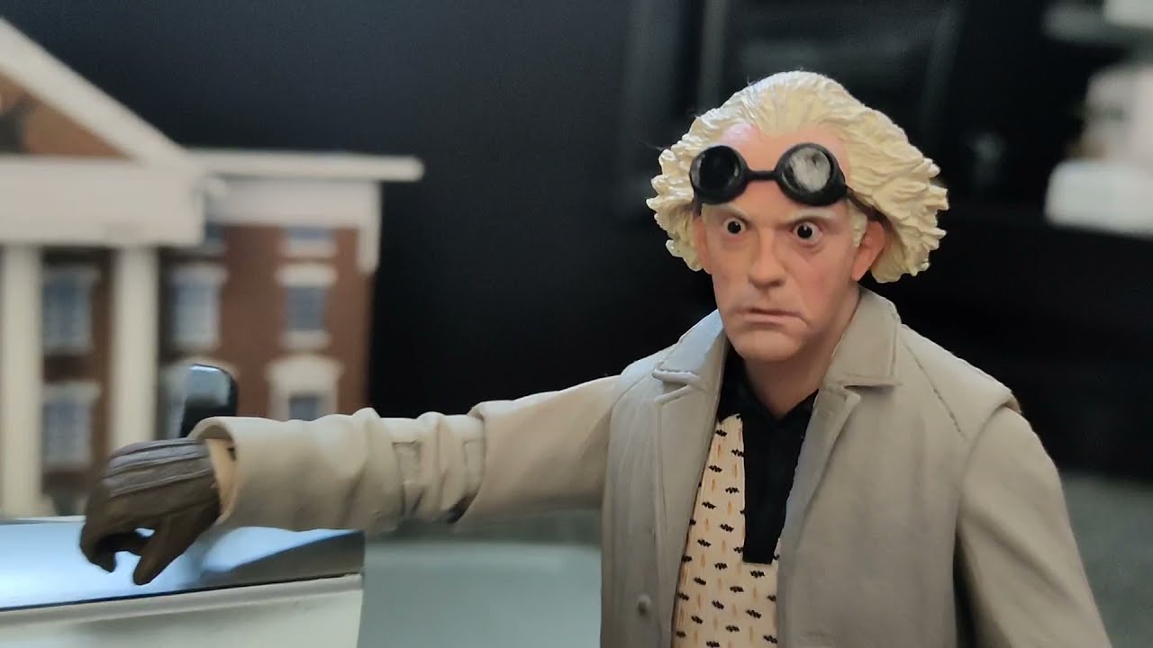 Great Scott!! NECA Back To The Future 4 Doc and Marty Hill Valley 2021 Rick and Morty