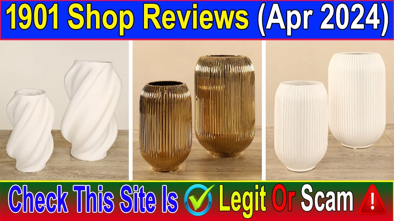 1901 Shop Reviews (Apr 2024) Does It Have Legitimacy? Watch This Video Now! Scam Advice