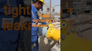 14” Flange Tightening 🔧 | Proper Bolt Tightening Method | Pipe Fitter Life