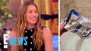 Jessica Biel DEFENDS 20Lbs of Epsom Salt Bath Before Met Gala | E! News screenshot 5