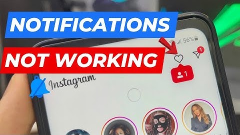 Instagram Notification Not Showing On Home Screen Notifications Not Working