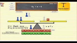 Hands On Equations Level 2 Webinar