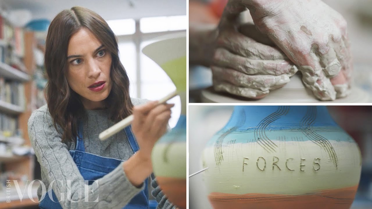 Alexa Chung Learns The True Great thing about Pottery