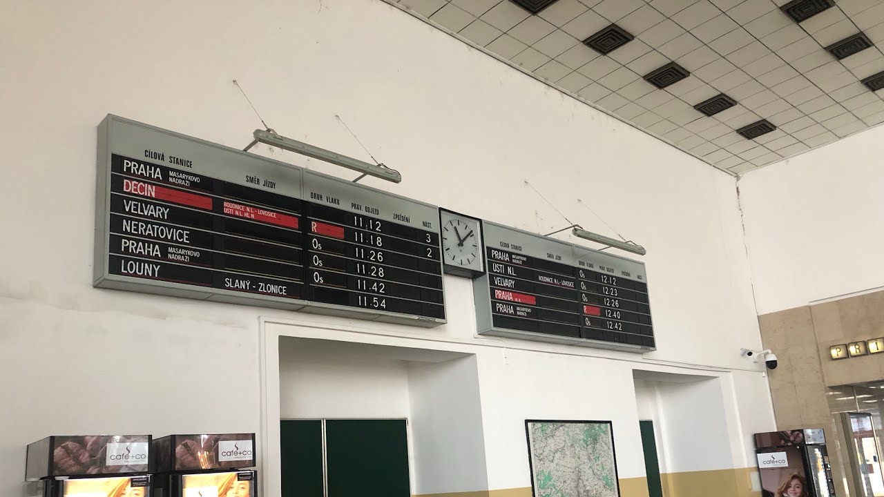 Pragotrony a hlášení ve stanici Kralupy nad Vltavou