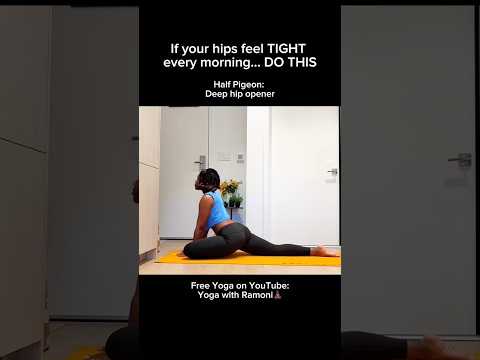 Deep stretches for tight hips🧘🏾‍♀️
