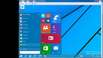 Windows 10 - Technical Preview - installation on virtual machine and feature preview