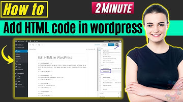 How to add HTML code in wordpress 2025