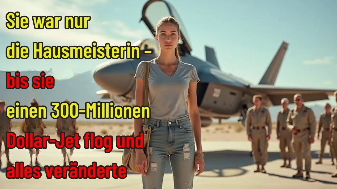 Sie war nur die Hausmeisterin – bis sie einen 300 Millionen Dollar Jet flog und alles verändert