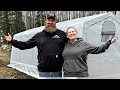 Building our first alaska greenhouse with shelter logic for the homestead