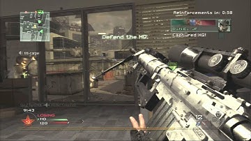 Modern Warfare 2 - No scope across the map on Highrise
