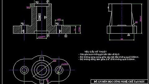 THIẾT KẾ QUY TRÌNH CÔNG NGHỆ GIA CÔNG CHI TIẾT GỐI ĐỠ TRỤC ĐH SPKT TPHCM