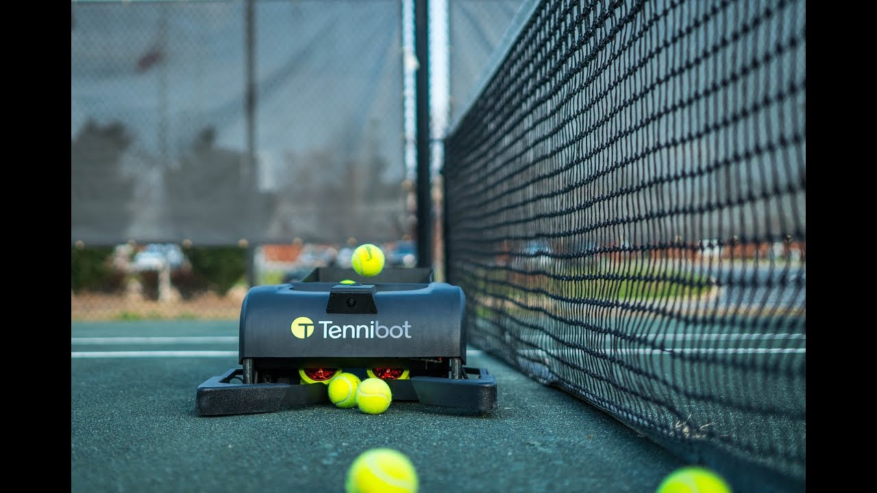 Tennibot The World’s First Robotic Tennis Ball Collector