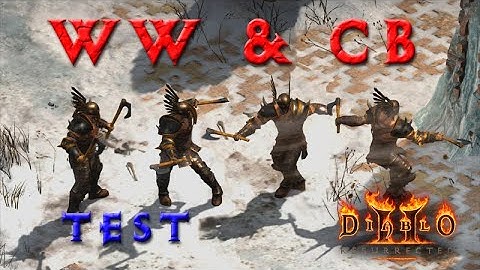 Crushing Blow & Whirlwind [Diablo 2 Resurrected Info]