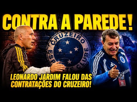 JORNALISTA COLOCOU JARDIM CONTRA A PAREDE E TREINADOR RESPONDEU TUDO E AINDA FALOU ISSO DO CRUZEIRO!