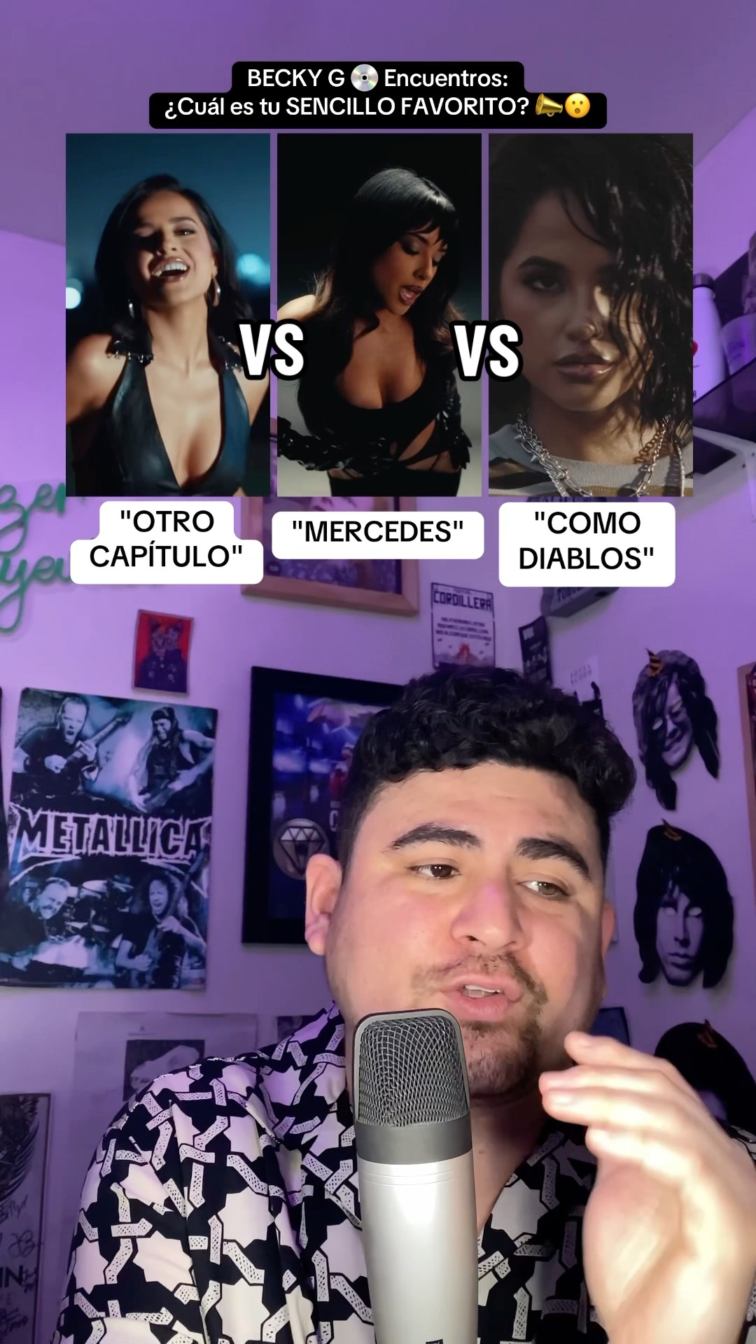 BECKY G: ¿Qué SENCILLO de ?  Encuentros es tu FAVORITO? ?? OTRO CAPÍTULO, MERCEDES o COMO DIABLOS