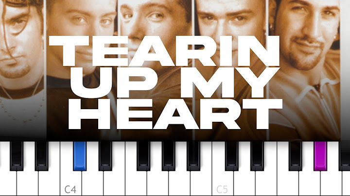 Tearin' Up My Heart Piano version - Piano performance video thumbnail