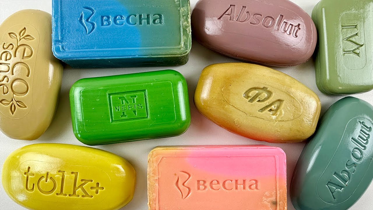 ASMR Carving rancid soap. Cutting soap / ASMR Soap.