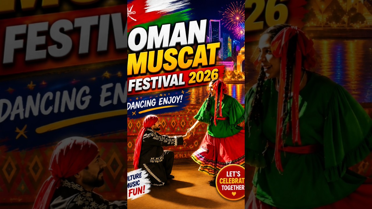Muscat Festival 2026 🎉Traditional Dance & Cultural Night 💃 Muscat Festival 2026 Full Masti, Dance