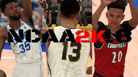 NCAA 2K18 IS HERE!!! How to make NCAA 2K18 tutorial (NBA 2K18)