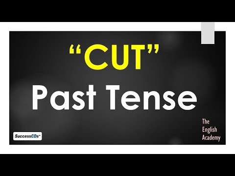 Past tense of CUT and other forms of the verb CUT, examples, sentences