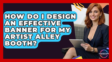 How Do I Design An Effective Banner For My Artist Alley Booth? - Conventions Network