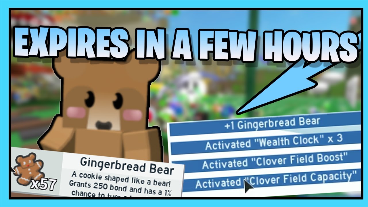 how-to-get-gingerbread-bears-fast-bee-swarm-simulator-youtube