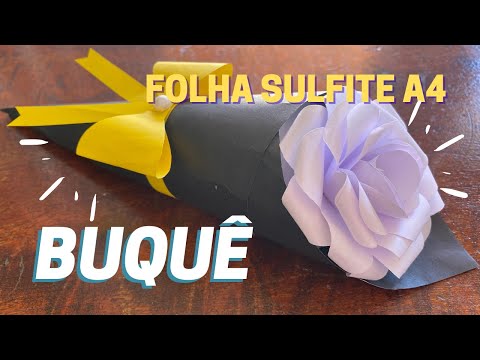 BUQUÊ DE FLOR DE PAPEL IDEIA DE PRESENTE DIA DAS MÃES, ANIVERSÁRIO E DIA DOS NAMORADOS 2022