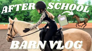 After School Barn Vlog I Tack Shopping & Dressage Training