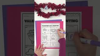 Counting to 10 Valentine’s Day Coloring Pages for Kids #kidslearning #coloring #preschool #counting