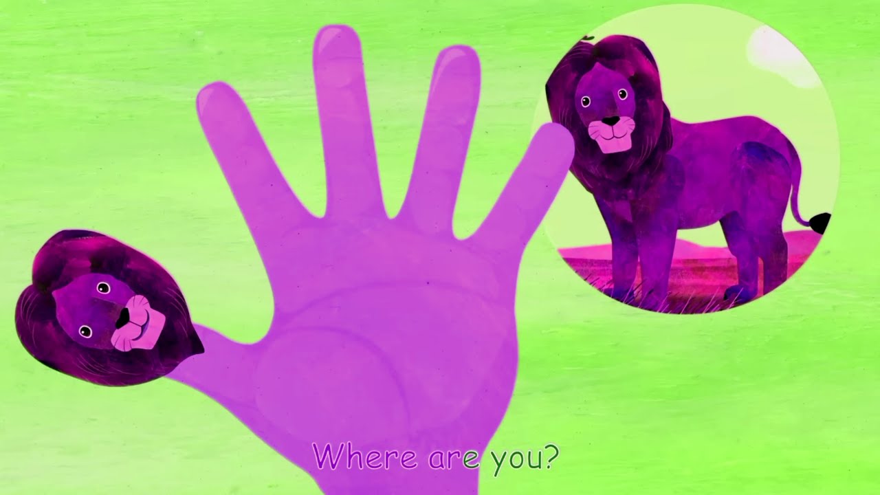 Lion Finger Where Are You? | Sponsored By Gamavision Csupo Effect | Nursery Rhymes 