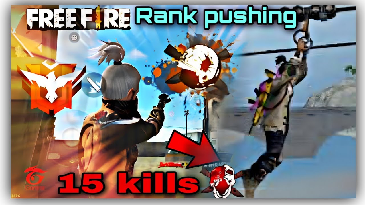 RANK PUSHING 15 kills 🤯 BOOYAH Free fire 🔥 gameplay headshot 😯 - YouTube