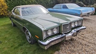 1973 Mercury Montego MX Brougham, warm start.