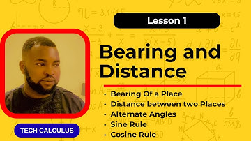 Bearing and Distance | Bearing word problem