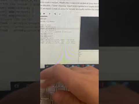 Vector magnitude with VPython 1