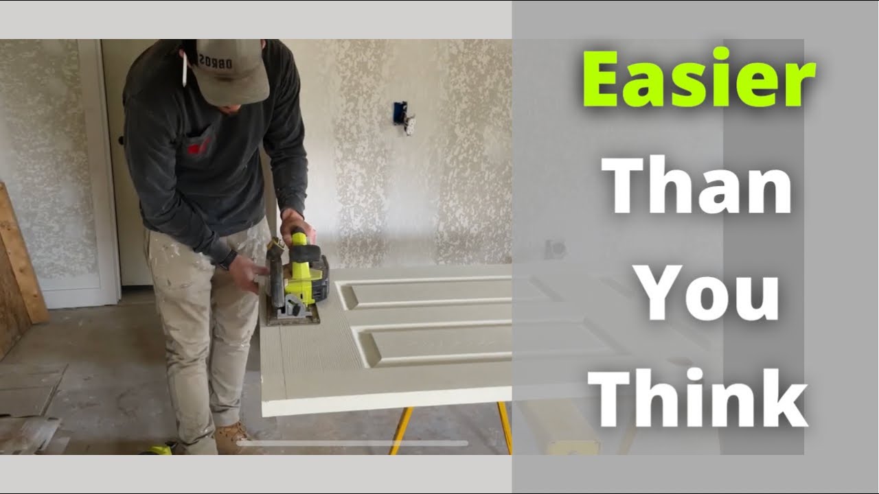 How To Shorten A Door Proper Door Cutting YouTube How To Shorten A Door Proper Door Cutting YouTube