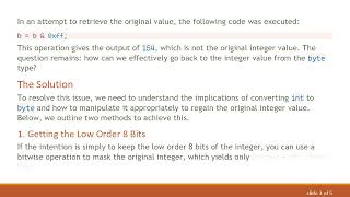 How to Efficiently Convert int to byte in Java