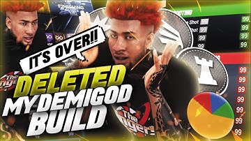 I DELETED my DEMIGOD SMALL FORWARD BUILD ON NBA2K20! MY FINAL GAME ON MY BEST BUILD! 2K20 BEST BUILD