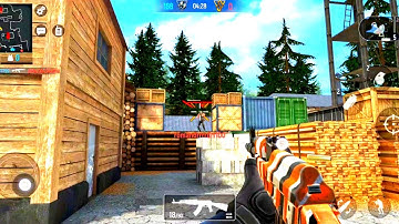 Modern Ops Online Shooter FPS - Gameplay Walkthrough  Part 4 (iOS, Android) | Deathmatch Map-Sawmill