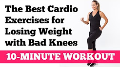 The Best Cardio Exercises for Losing Weight with Bad Knees: Full 10-Minute Home Workout