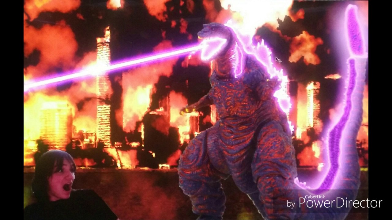 Creating "Shin Godzilla Atomic Breath" photo on Photoshop - YouTube