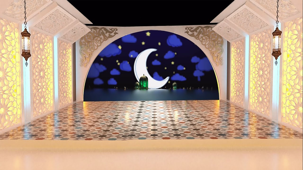 Ramadan Kareem Virtual Studio, Free Islamic Background 4K - YouTube