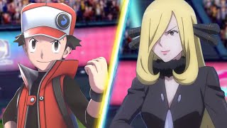 Pokemon Battle: Red Vs Cynthia (Champion Showdown)