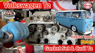 Elring Gasket Set &amp; Curil T2 | Cylinder oil leakage Volkswagen T2 - Aircooled Type B | Bulli | Part1